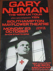 Gary Numan 1989 Venue Poster Southampton